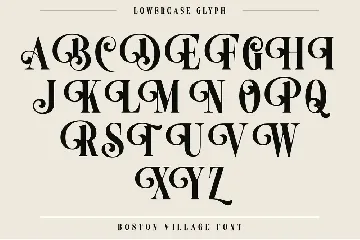 Boston Village font