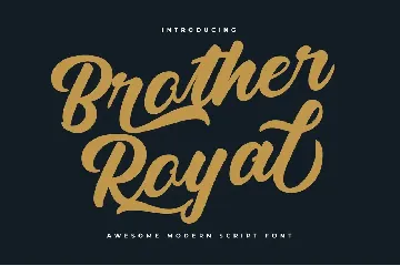 Brother Royal font