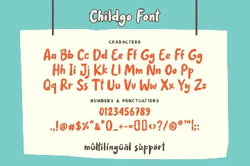 Childgo - Bold and Fun Font