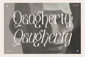 Qaugherty Stylish Serif Font