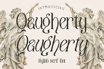 Qaugherty Stylish Serif Font