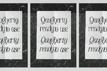 Qaugherty Stylish Serif Font