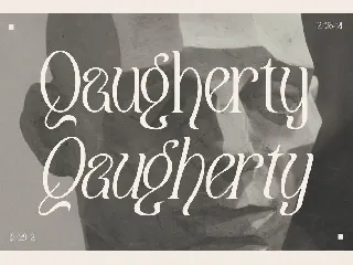Qaugherty Stylish Serif Font