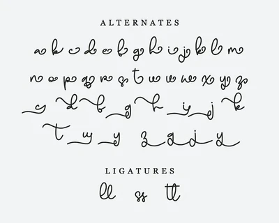 MelancholyChristmas - Handwritten Script Font