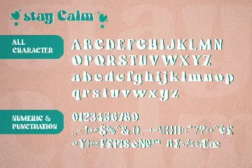 Stay Calm font