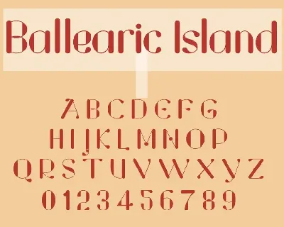 Ballearic Island font