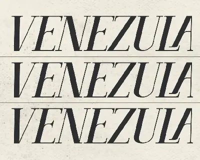 Venezula Stylish Serif Font