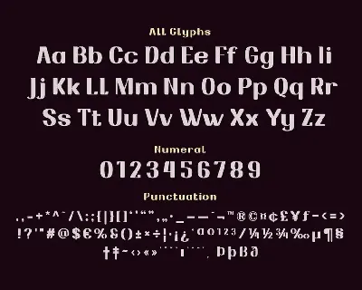 Piskote | Display Font