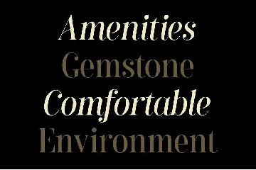 Amaris - Nostalgic Serif font