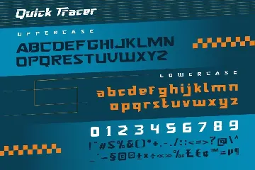 Quick Tracer Font