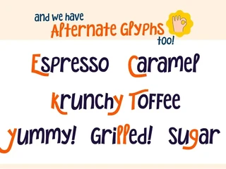 Buttery Cookies - Playful Handdrawn Display Font