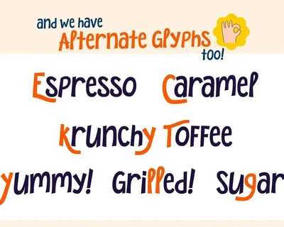 Buttery Cookies - Playful Handdrawn Display Font