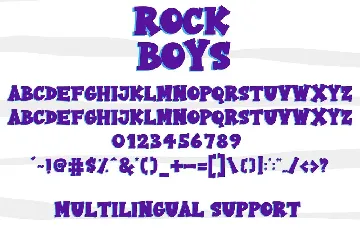 Rock Boys font