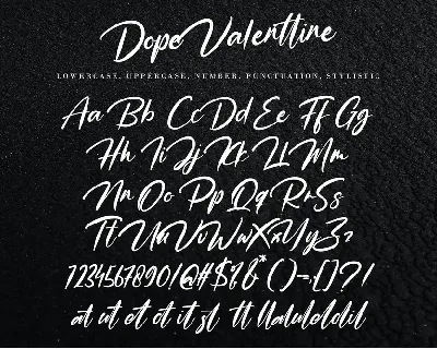 Dope Valenttine font