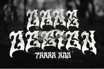 Monoload Doom Gothic Metal Font