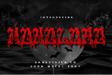 Monoload Doom Gothic Metal Font