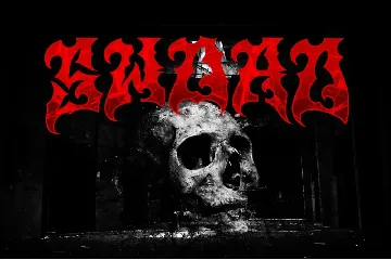 Monoload Doom Gothic Metal Font