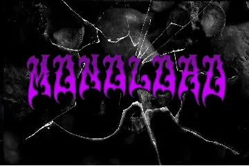 Monoload Doom Gothic Metal Font