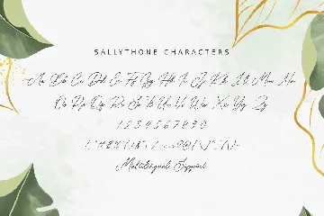 Sallythone font