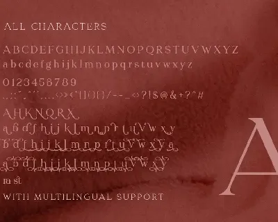 Redrains - Modern Serif Family font