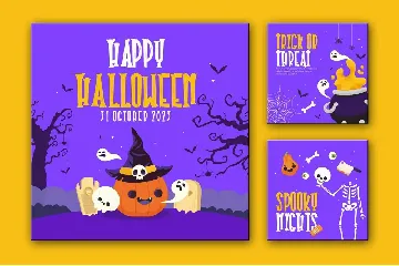 Halloween Plaque - Wooden Display Font