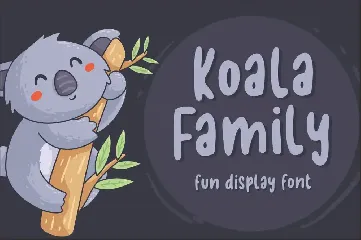 Koala Family font