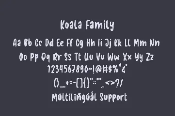 Koala Family font