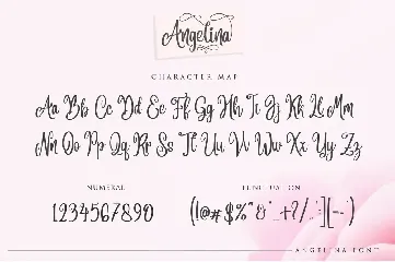 Angelina - Beautiful Script Font
