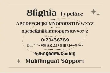 Blighia - Stylish Ligature Font