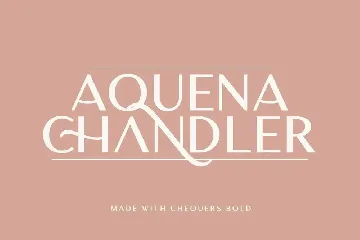 Chequers - Modern Sans Serif font