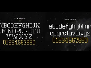 Separator typeface font