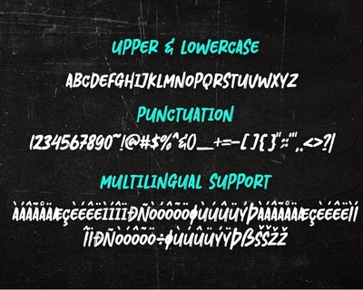 Crushky Brush font