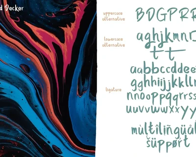 Bemsod Decker font