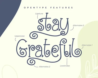 Vallenthya | Fancy Display Font