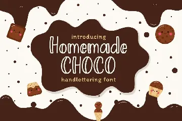 Home made choco font