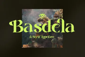 Basdela Serif Typeface font