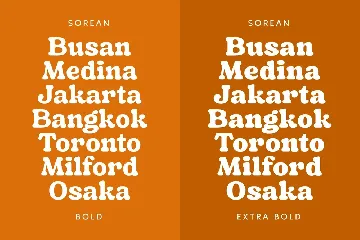 Sorean - Groovy Retro Font