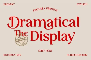 Dramtical The Display font