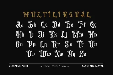 Morfear - Vintage Font