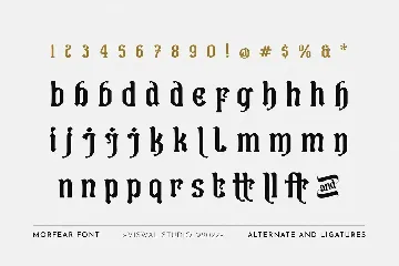 Morfear - Vintage Font