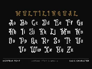 Morfear - Vintage Font