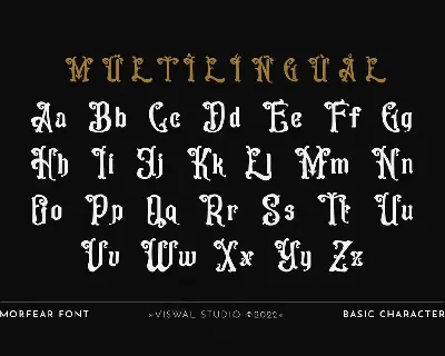 Morfear - Vintage Font