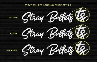 Stray Bullets font
