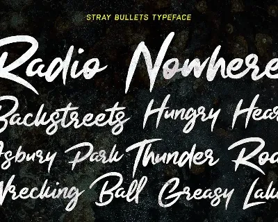 Stray Bullets font