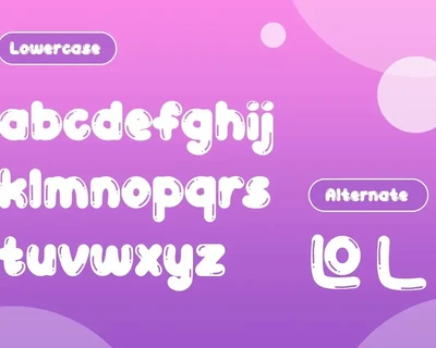 Balon - Bubble Font