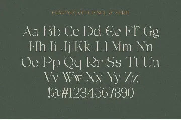 Egmond - Old Display Serif font