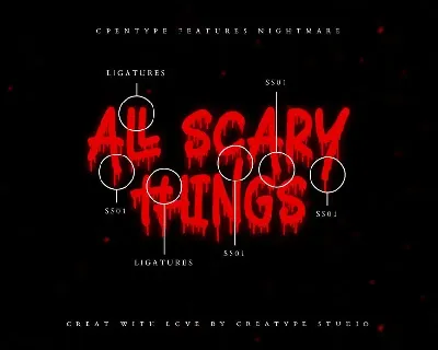 Nightmare Thriller Business Font