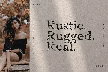 Vescona - Grunge Serif Font