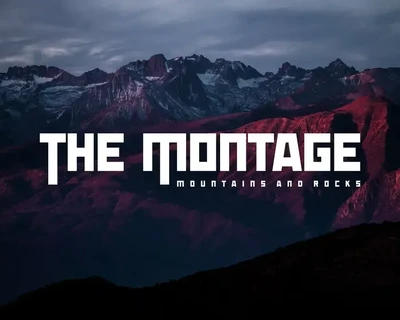 The Montage - Font