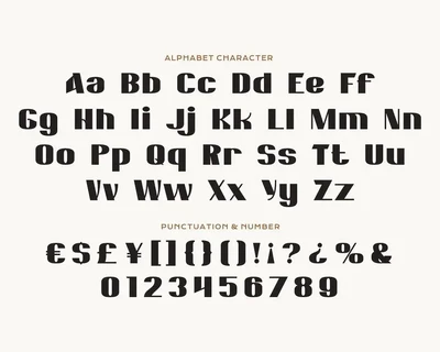 Hero Kawig - Thick Modern Font